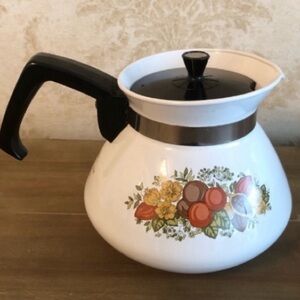 Vintage Corning ware spice of life 6 cups teapot